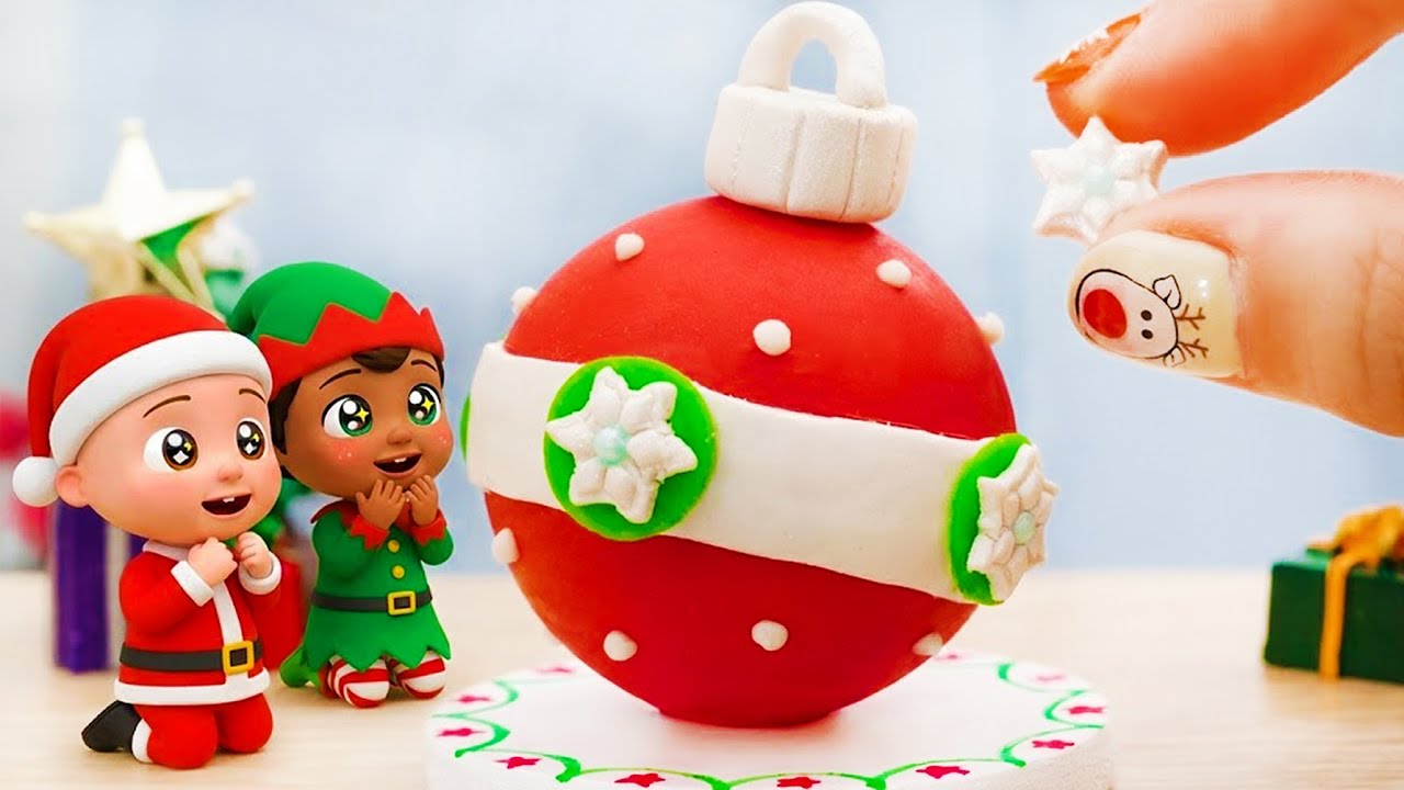 Miniature Cake Decorating | DIY Christmas Ornament Cake Ball Decorating