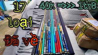 🔴 17 loại cần câu cá từ 40k đến 1tr8 đã về ✅ Đồ câu sài gòn giá rẻ | DUY FISHING