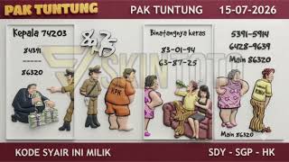 Kode pak tuntung hari ini rabu 15 juli 2026
