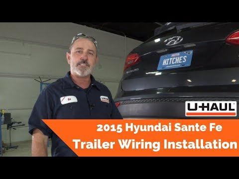 2015 Hyundai Santa Fe Trailer Wiring Installation