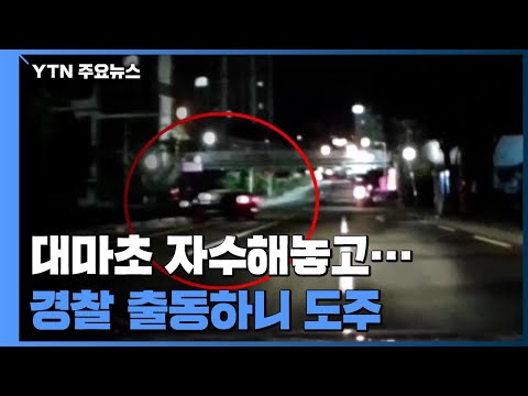 대마초 취해 황당한 112신고...&#39;나 잡아 봐라&#39; 30km 도주극 / YTN