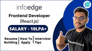 Info Edge Hiring For Front End Developer (Fresher/Experienced)🔥 | Salary 10 LPA+