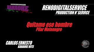 Video thumbnail of "Quitame ese Hombre al estilo de Pilar Montenegro with lyrics"