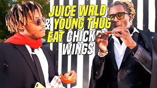 Juice WRLD &amp; Young Thug eat chicken wings