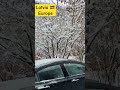 Snowfall in Latvia-Europe-