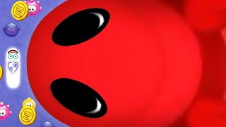 BIGGEST SLITHER SNAKE COOLEST WORMS ZONE GAMEPLAY!#574 screenshot 3