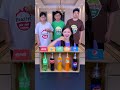 Drink guessing challenge! Can you succeed in the challenge? #PartyGame #FamilyGame #shorts