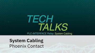 Tech Talks: System cabling (7/9)