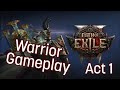 Path of exile 2 warrior full act1 gameplay no commentary