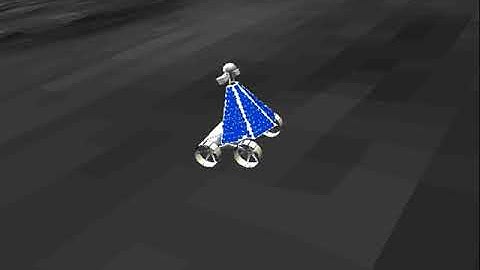 Power Optimal Path Planning (3rd Person Cam) [CMU 2009 Fall 16861 Mobile Robot Design]