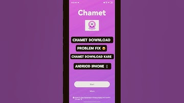Chamet Download Problem Fix 😍 || Chamet App Kaise download kare ? || #chamet #chametapp