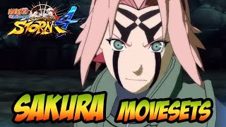 Naruto Ultimate Ninja Storm 1-4 - Sakura Movesets