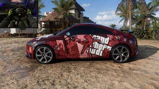 Audi TT RS Coupe GTA-esque | Steering Wheel Gameplay | Forza Horizon 5 | Thrustmaster T300 Ferrari screenshot 1