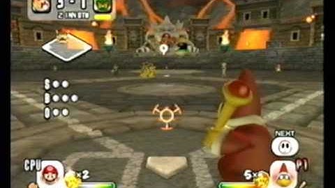 Mario Super Sluggers - Bowser vs Mario (1/2)