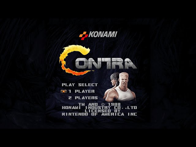 Contra Title Screen Contra: Legacy Of War