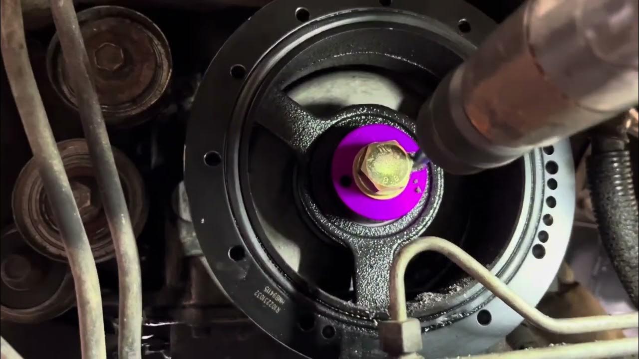 Replace Ls1 Harmonic Balancer and Pin the Crankshaft C5 Corvette YouTube