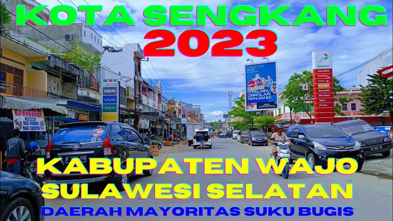 kota sengkang, kabupaten wajo, sulawesi selatan, indonesia 2023. 