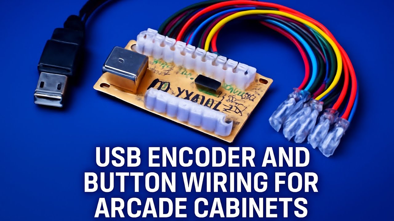 Home Arcade - Usb Encoder and Button Kits explained - YouTube