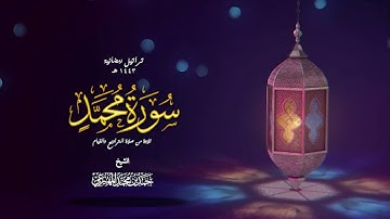 سورة محمد | حمد بن محمد المهيزعي | surah Muhammad