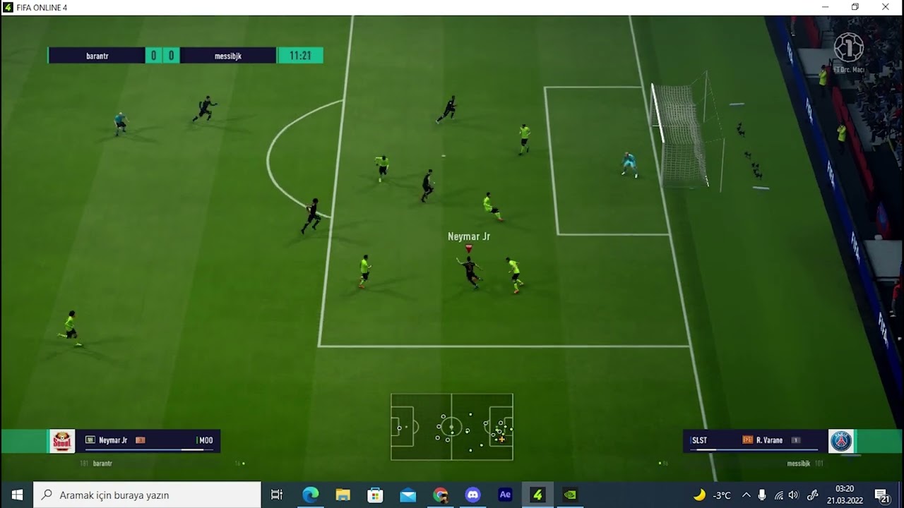 NEYMAR MÜKEMMEL GOL / FIFA ONLINE 4