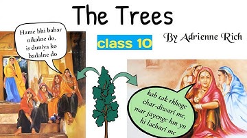 the trees poem class 10 in hindi / the trees poem class 10 animation