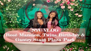 NEW YORK VLOG: Rosé Mansion, Twins Birthday, &amp; Gantry State Plaza Park