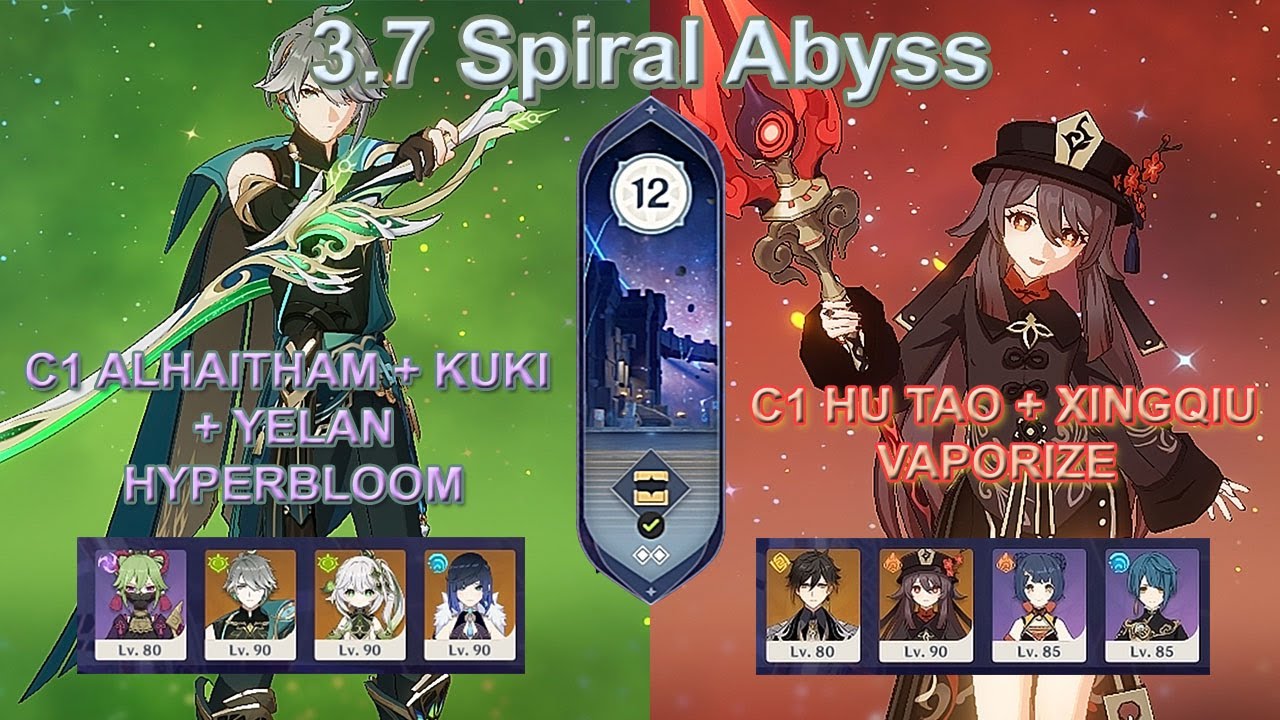 Need help for making 2 team for abyss. I was thinking about a hyperbloom  team along with hutao team. Currently I use Hutao, Yelan, Xingqiu and Diona  and just got kuki. Planning