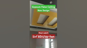 Gypsum false ceiling, gyproc board, false ceiling design, best design #gypsum #gyproc #saintgobain
