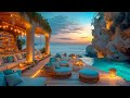 Morning Jazz Delight - Seaside Cafe Escapade | Relaxing With Smooth Jazz By The Ocean