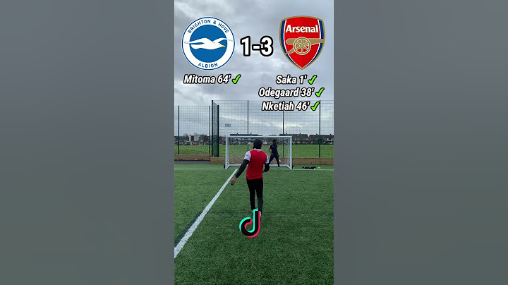 Brighton vs Arsenal🤩⚽