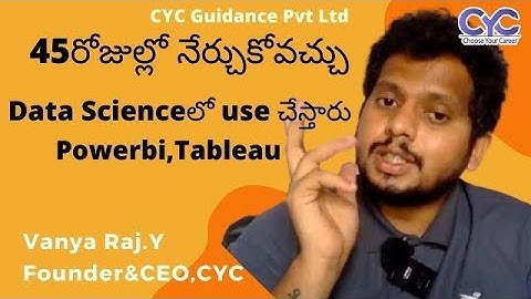 power bi course in hyderabad |Vanya Raj|CYC Guidance Pvt Ltd