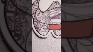 Ghibli characters in ink: a unique tribute #ghibli #anime