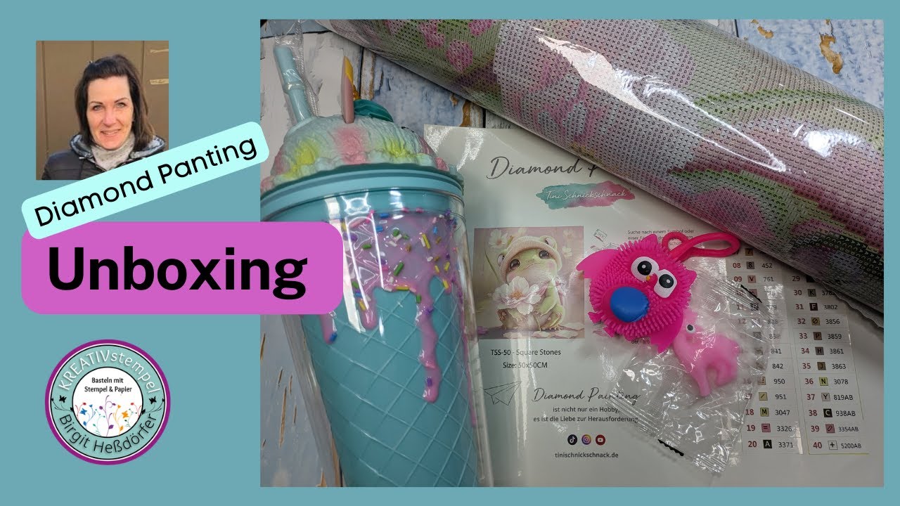 Diamond Painting Unboxing von Tini Schnickschnack / wie cool ist das denn ?