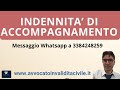 INDENNITA' DI ACCOMPAGNAMENTO 2025  REQUISITI E IPOTESI