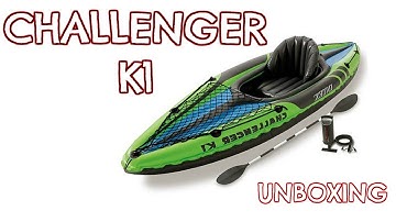 Unboxing Intex Challenger K1 Inflatable Kayak / HOW TO BUILD IT/ Belita👀