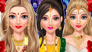 Indian wedding dressup makeup||makeup dressup game|@StylishGamerr||Android gameplay||girl games screenshot 4