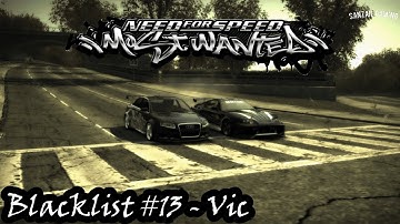 Need For Speed  Most Wanted ( 2005 ) - Xbox 360 + ReShade Graphics - Blacklist #13 - Vic