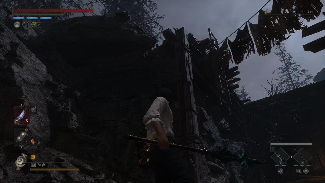 Lies of P - Rookie Explorer Hugo quest, shack and ladder at Path of the ...