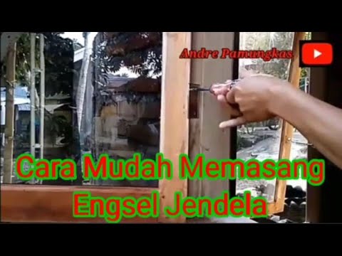  Cara  Mudah Memasang  Engsel  Jendela  YouTube