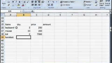 MS Excel Tutorial Urdu Part 5 By Irfan Wazir Ali