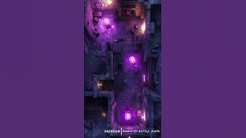 D&D | Violet Skull Vaults Part 4 No Grid | Animated Battle Maps