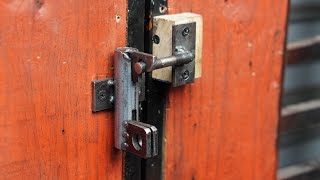 INSECURITY in your HOME is OVER!!! gate latch ideas .