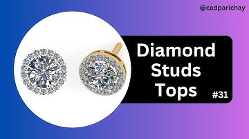 How to create Diamond stud in 3d || Gemvision Matrix 9 Tutorial #31