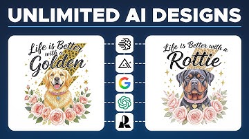 How To Make AI T-Shirt Designs For Print On Demand (Free Tools + Full Tutorial 2025)