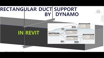 Duct Support Family Using Dynamo