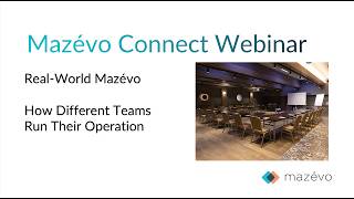 Famous Real-World Mazévo: How Different Teams Run Their Operation Net Worth