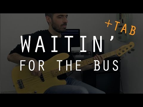 WAITIN' FOR THE BUS - ZZ Top - Bass Cover + TAB/// Bruno Tauzin