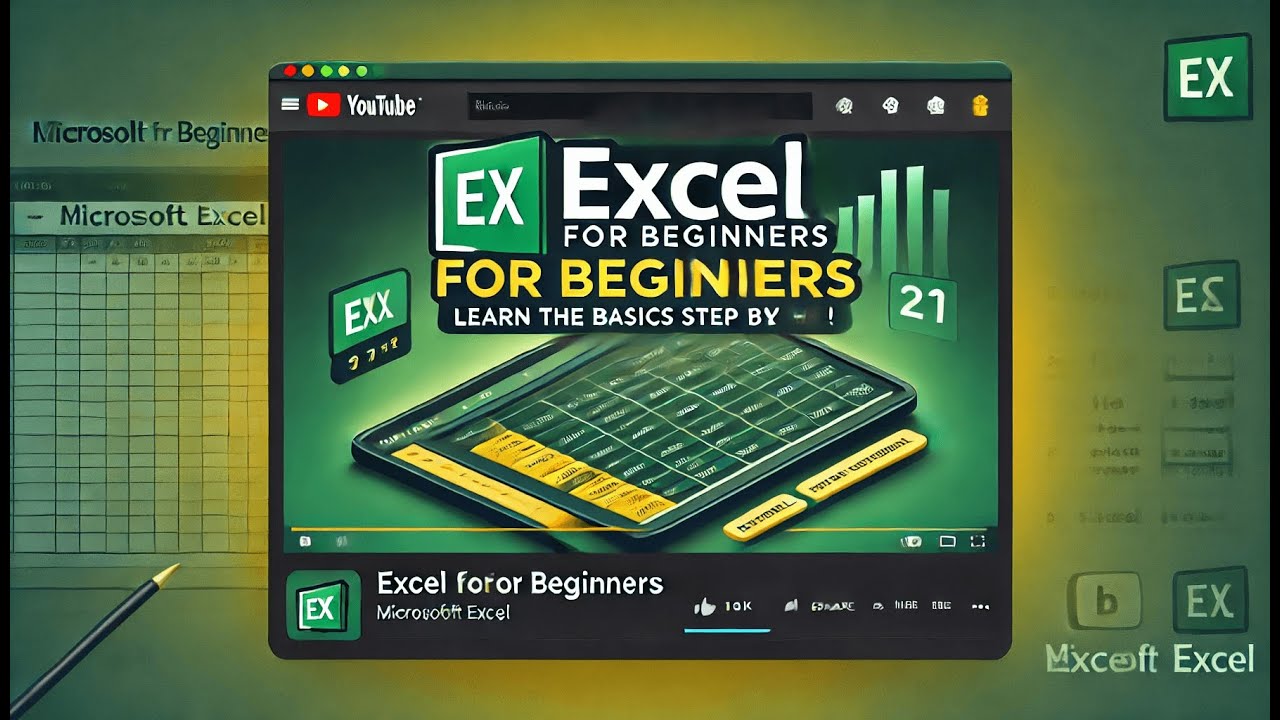 Microsoft Excel for Beginners – Learn the Basics Step by Step - YouTube