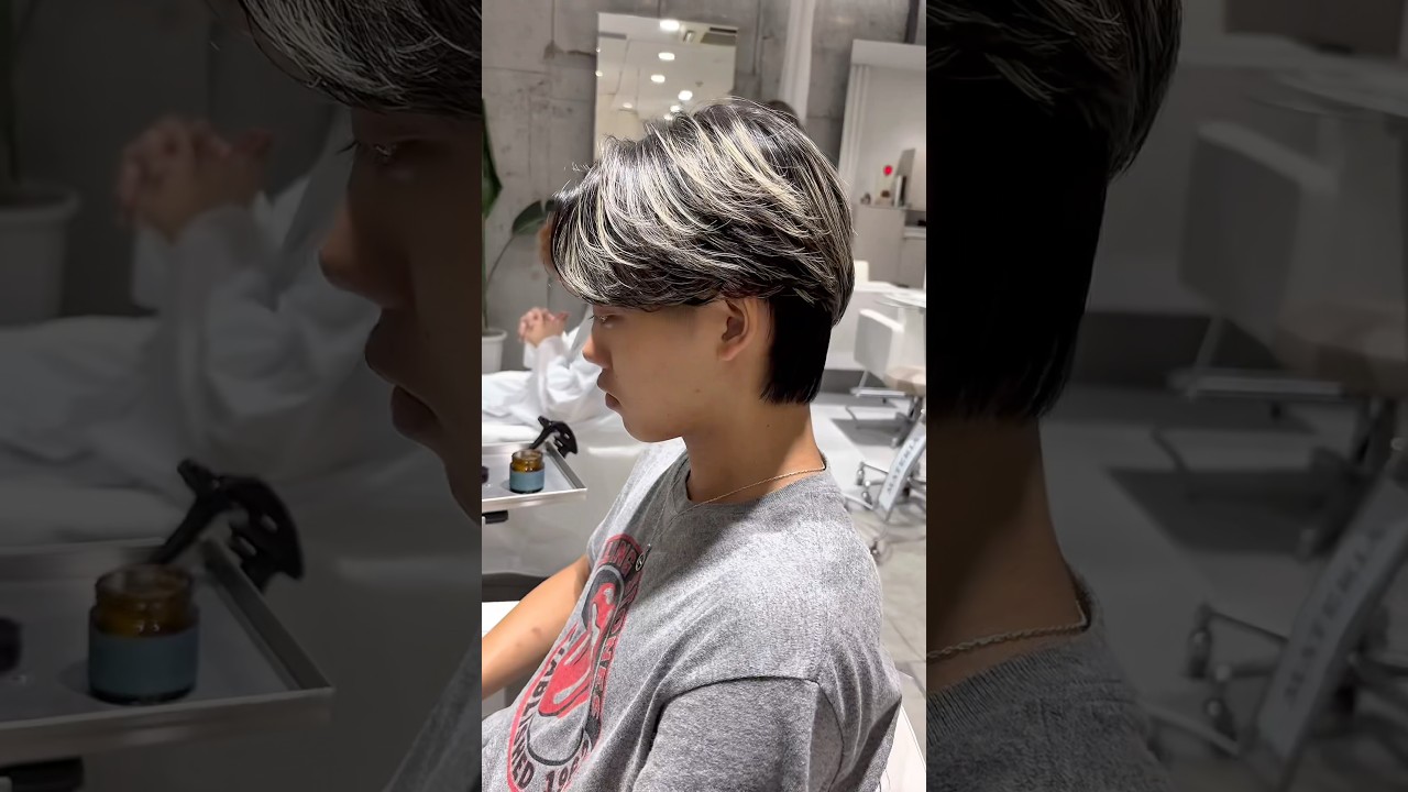 新潟万代美容室milli メンズカット メンズパーマ センターパート