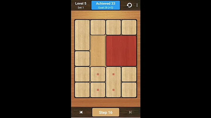 Klotski - Set 1 Level 5 - Walkthrough